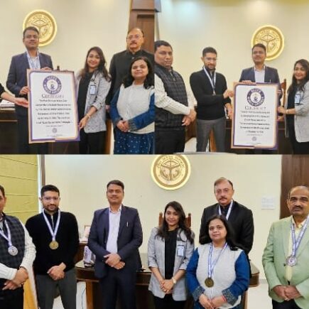 Hash Tag: Elite World Records India Records Academy Varanasi District Administration PMO India Quiz Contest Multiple Location Cultural Heritage KASHI Matadata Jagrukta 2024 Kashi Sansad Gyan