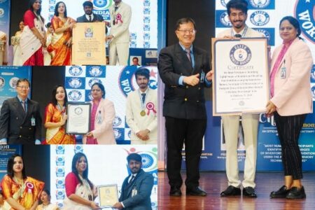 Hash Tag: Elite World Records India Records Academy Narayana Schools (West Bengal) World Record Inventors and Inventions Memory Technique Associative Memory Pre-Primary Students Primary Stud