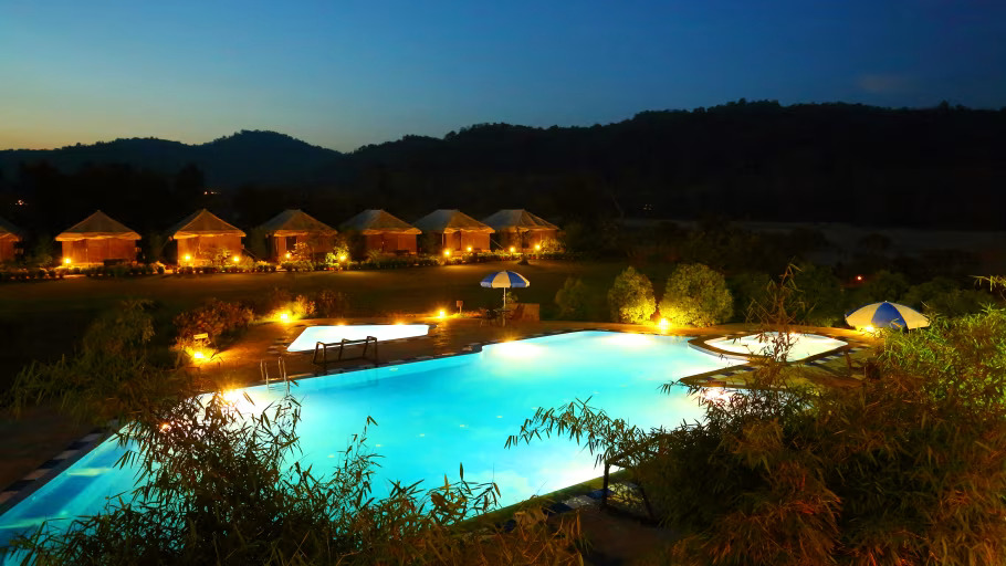 best river side resort in jim corbett