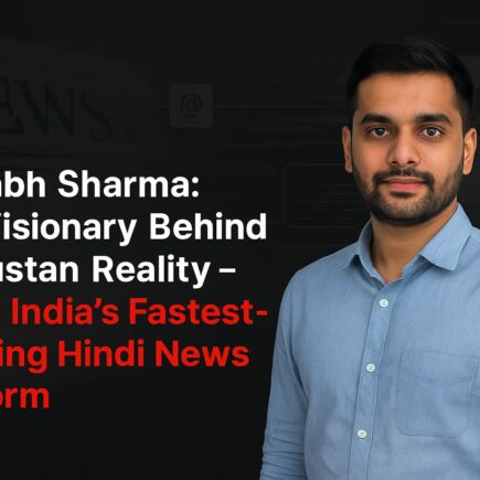 Hindustan Reality, Sourabh Sharma Hindustan Reality, Himachal News Today, Himachal News in Hindi, Hindi News Website Himachal, North India Hindi News, Regional Hindi News Platform, Sourabh Sharma, Cha