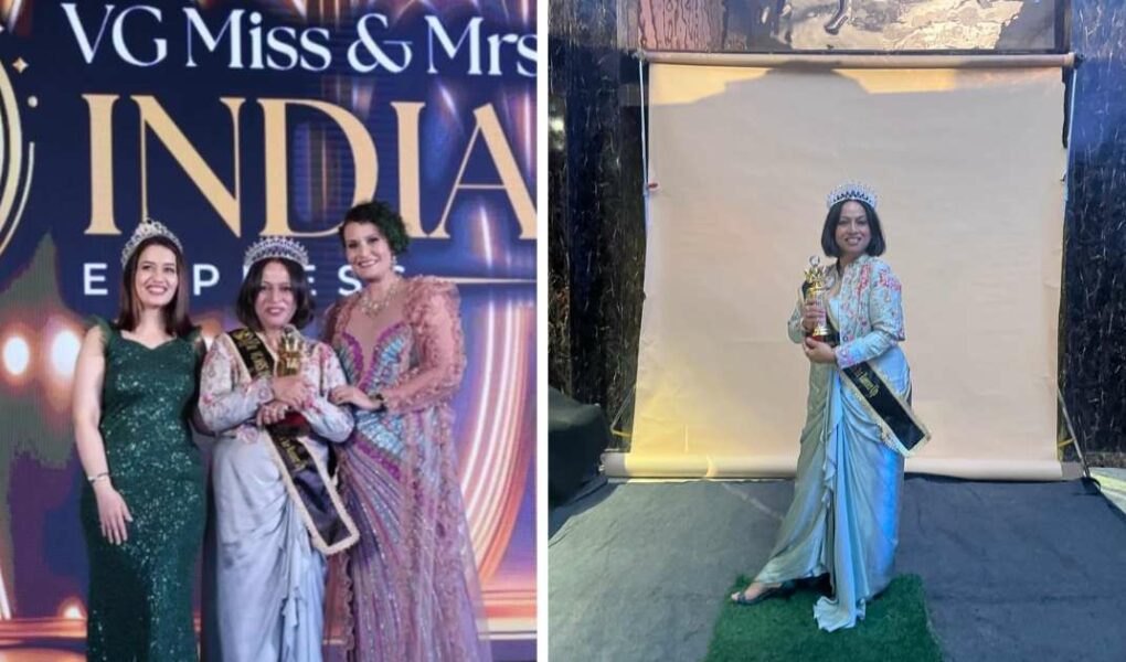 Delhi Saree Designer VG Mrs India 2025 Handloom Sarees Delhi Pageant Contestant Business Owner Indian Textile Artisan Empowerment Vandana Singh Designer Heritage Saree Collection