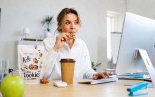 office desk snacks