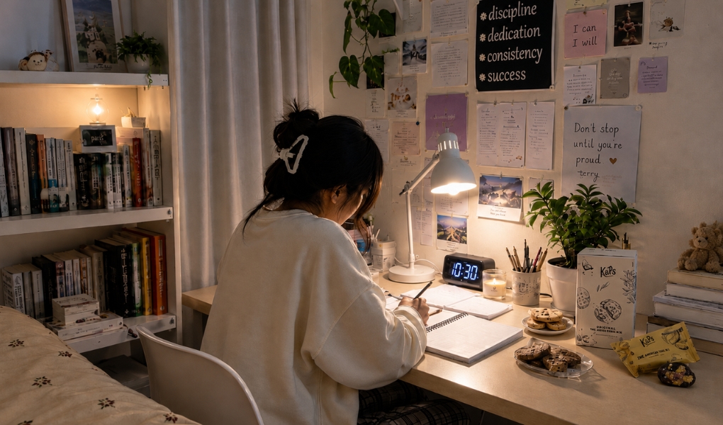late night study